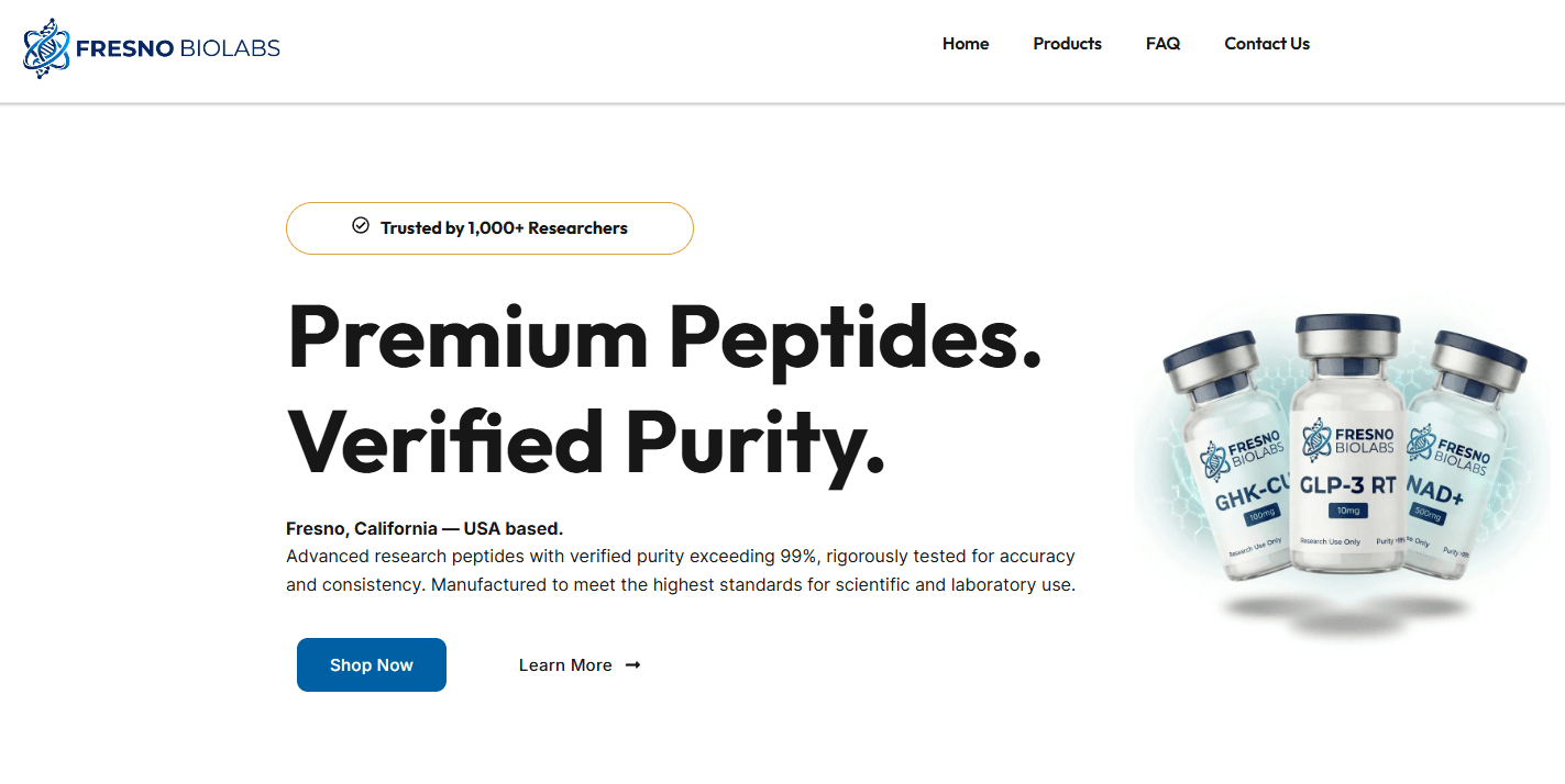 Fresno Biolabs — student peptide brand